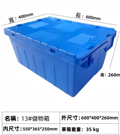 小型雙翼有蓋物流箱